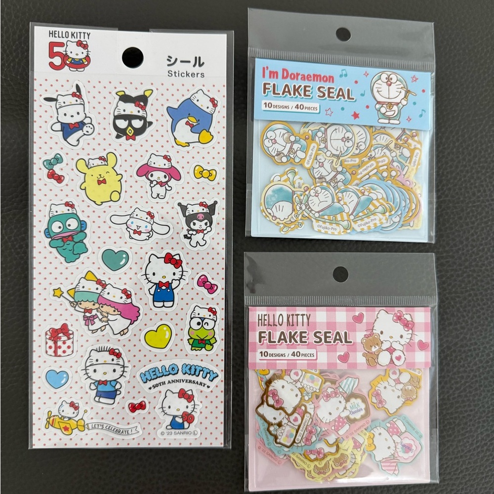 Sanrio Hello Kitty Stickers Doraemon New